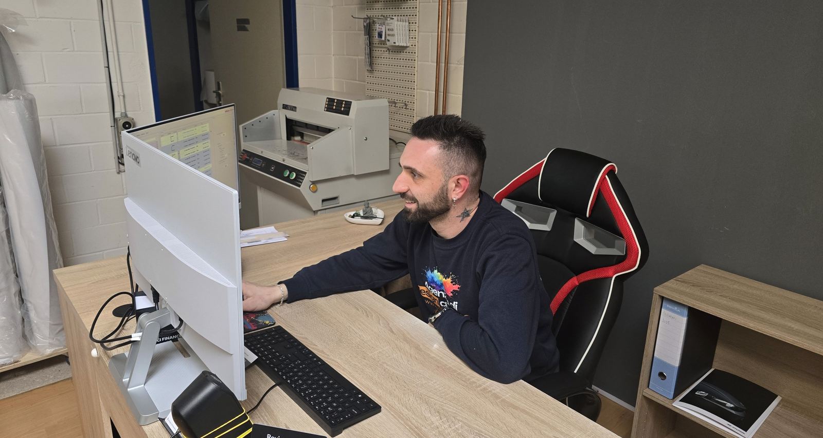 Il laboratorio VAM Deco a Sementina