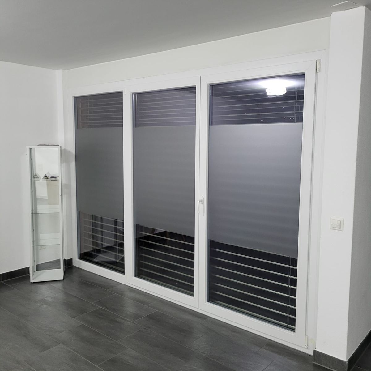Lavoro di Pellicole opache e satinate per la privacy in Ticino realizzato da VAM Deco in Ticino (foto 1)