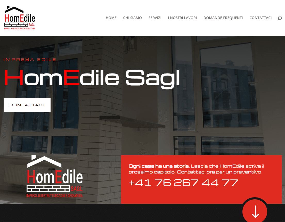 Lavoro di Siti web professionali per aziende realizzato da VAM Deco in Ticino (foto 4)